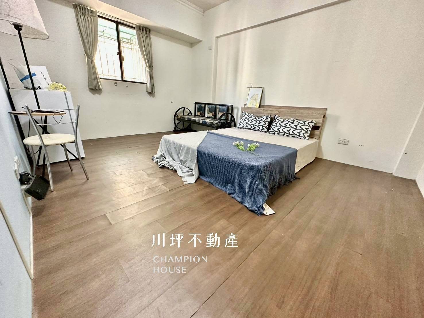 【北區】可貓｜木質地板｜陽台共洗｜小資套房