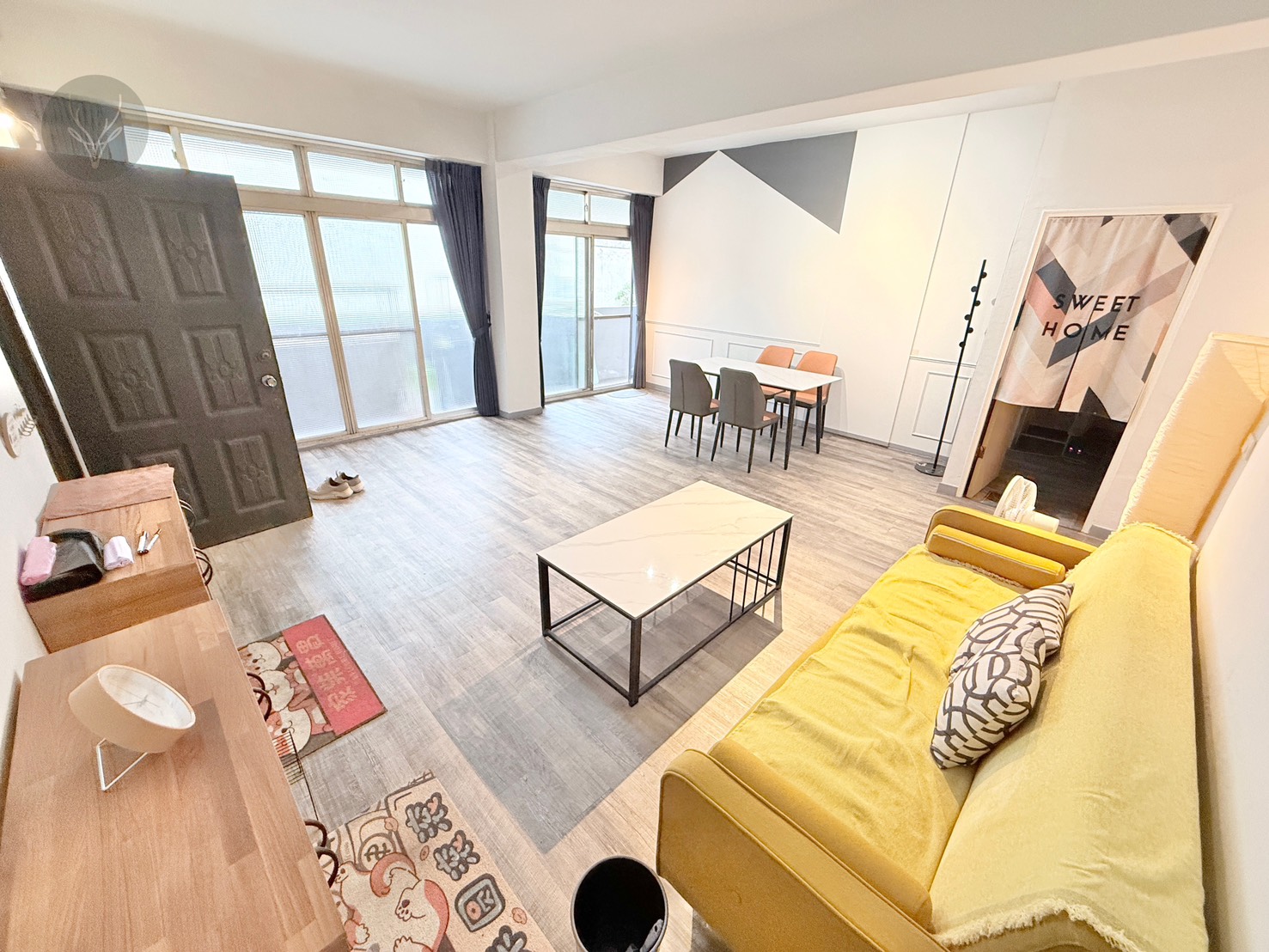 【西區｜兩房2房｜室內30坪】可雙租補｜可入籍｜家具全配