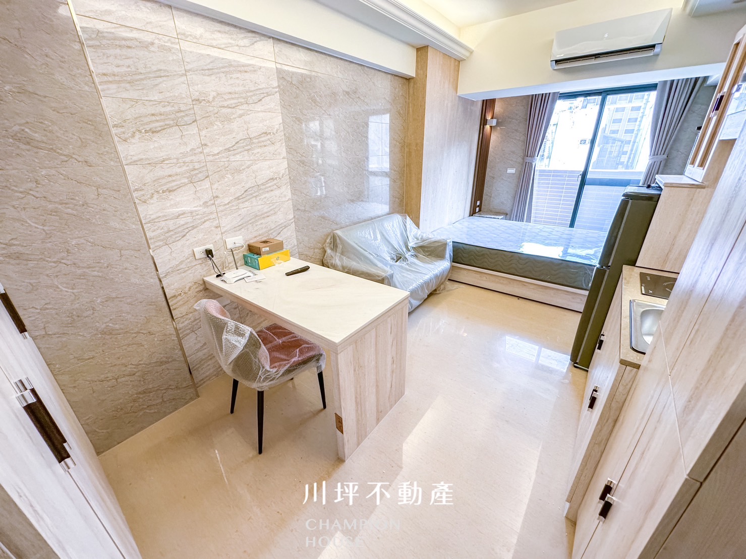 【中區】可租補｜陽台獨洗｜系統家具｜電梯套房